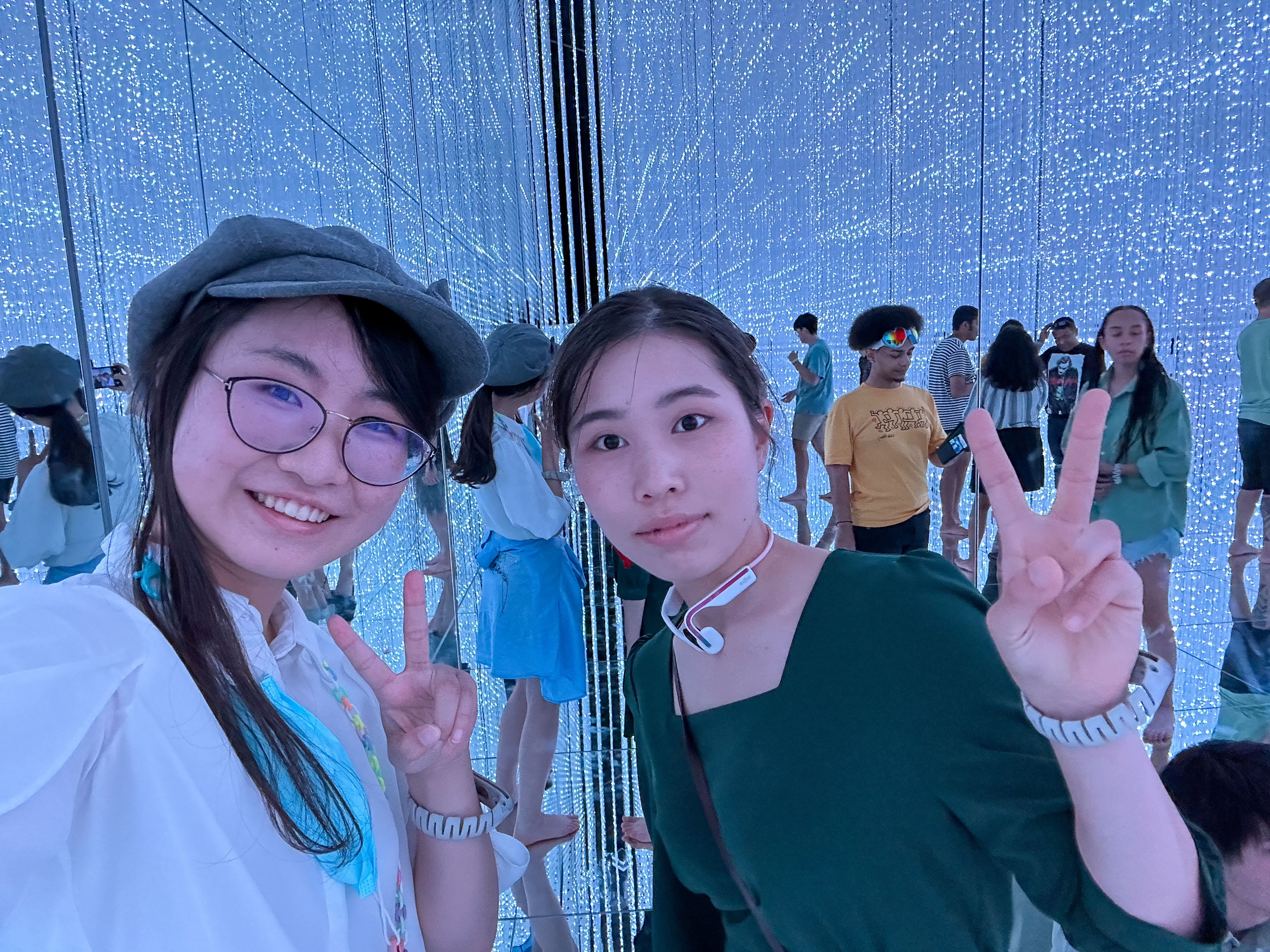 Ivy in Tokyo with her friend