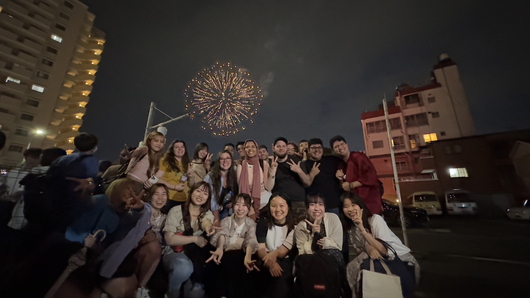 Battisha looked at fireworks