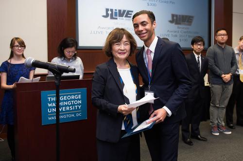 Winning speaker and faculty member at J.LIVE 2017